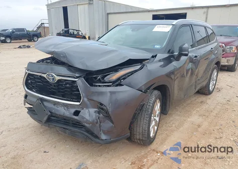 2022 Toyota Highlander Hybrid Limited из США, поврежденный, VIN 5TDYARAH3NS513868